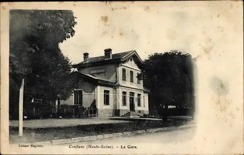 Ak Conflans Haute Saône, La Gare