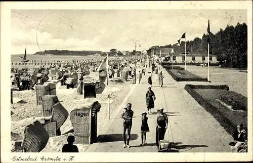 Ak Ostseebad Grömitz in Holstein, Strandpromenade