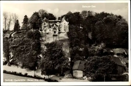 Ak Belau in Holstein, Schloss, Gaststätte, Inh. H. Thielsen