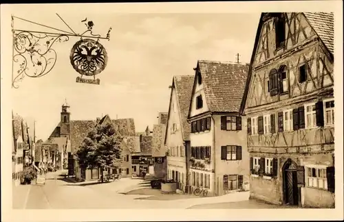 Ak Dinkelsbühl in Mittelfranken, Segringer Strasse, Gebäude