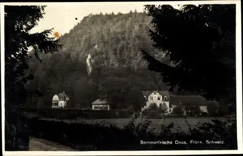 Ak Doos Waischenfeld in der Fränkischen Schweiz Bayern, Berg, Wald, Fachwerkhäuser
