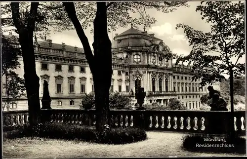 Ak Würzburg am Main Unterfranken, Residenzschloss