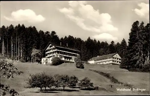 Ak Freudenstadt im Nordschwarzwald, Waldhotel Stokinger, Gesamtansicht