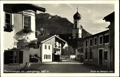 Ak Oberammergau in Oberbayern, Labergebirge, Kirche