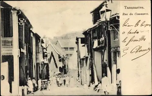 Ak Antananarivo Tananarive Madagaskar, Rue du Commerce