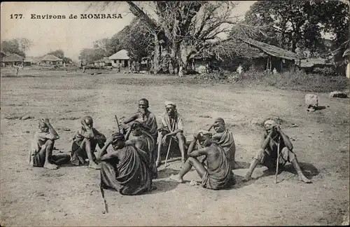Ak Mombasa Kenia, Dorfpartie