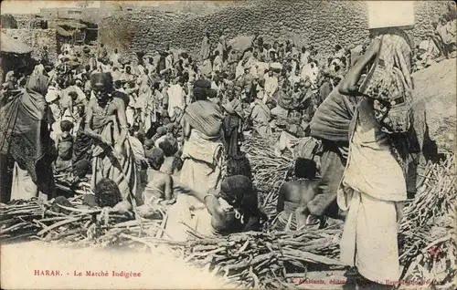 Ak Harar Äthiopien, Le Marche indigene, Personnes