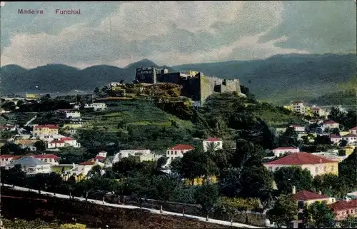 Ak Funchal Insel Madeira Portugal, Panorama