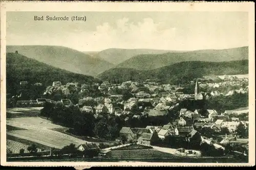 Ak Bad Suderode Quedlinburg im Harz, Gesamtansicht