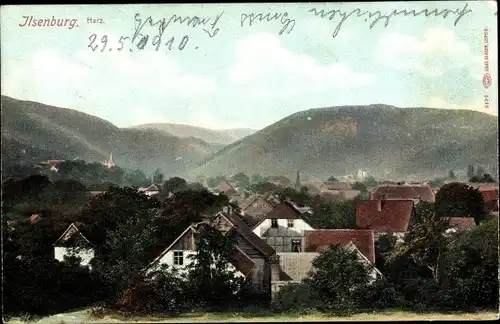 Ak Ilsenburg am Nordharz, Teilansicht