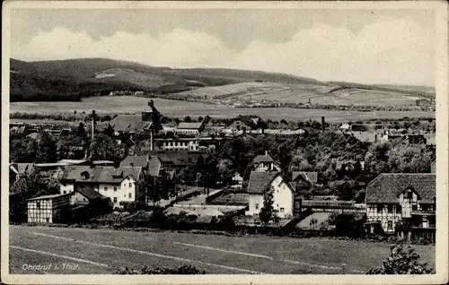 Ak Ohrdruf im Thüringischen Kreis Gotha, Panorama vom Ort