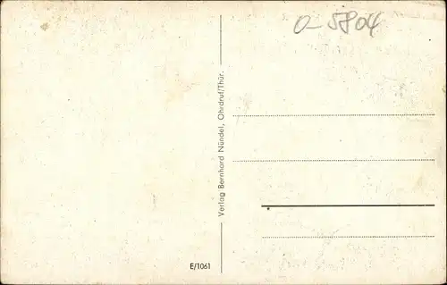 Ak Ohrdruf im Thüringischen Kreis Gotha, Panorama vom Ort