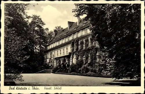 Ak Bad Köstritz an der Weißen Elster Thüringen, Fürstliches Schloss