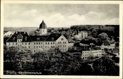 Ak Droyßig im Burgenlandkreis, Blick auf die Landesheimschule