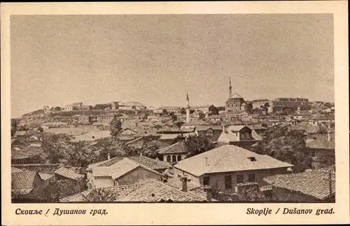 Ak Skopje Üsküb Mazedonien, Dusanov grad., Festung Duschans