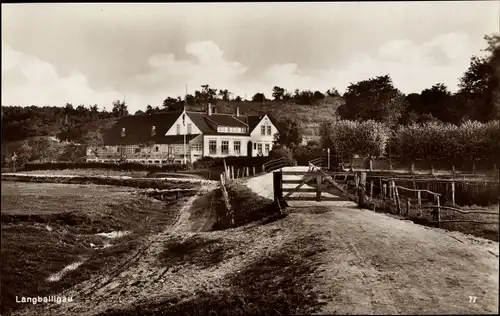 Ak Langballigau an der Flensburger Förde, Blick zum Haus