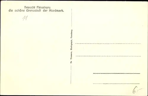 Ak Flensburg in Schleswig Holstein, Partie am Dampfschiffspavillon