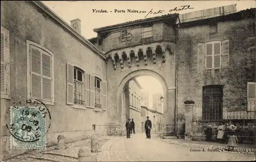 Ak Verdun Meuse, Porte Noire