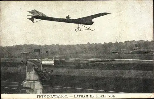 Ak Fete d'Aviation, En Plein Vol, Monoplan, Flugzeug