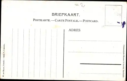 Künstler Ak Gerstenhauer, Johann Georg, Familie in niederländischen Trachten