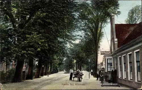 Ak Alkmaar Nordholland Niederlande, Heilo, Straßenpartie