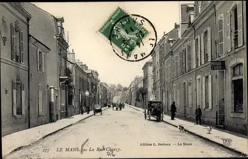 Ak Le Mans Sarthe, La Rue Chanzy