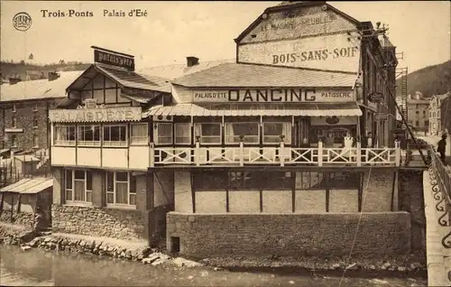 Ak Trois Ponts Dreibrücken Wallonien Lüttich, Palais d'Eré