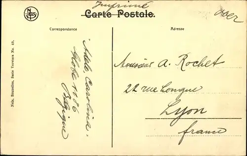 Ak Verviers Wallonien Lüttich, Rue Bidaut