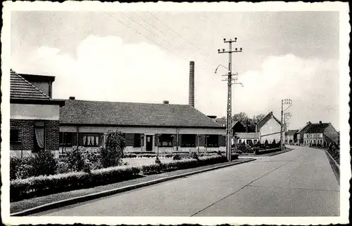 Ak Berchem Flandern Antwerpen, Straßenpartie