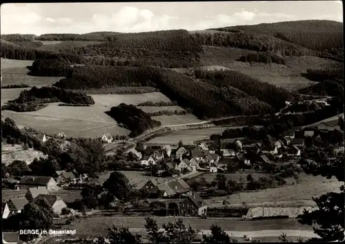 Ak Berge Meschede im Sauerland, Panorama