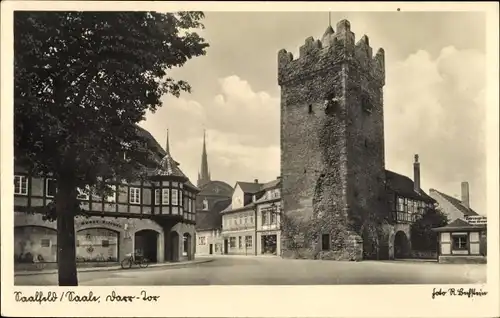 Ak Saalfeld an der Saale Thüringen, Darr Tor