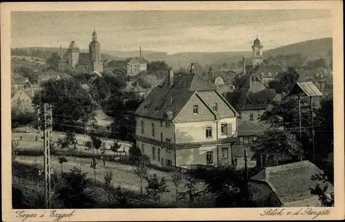 Ak Geyer im Erzgebirge Sachsen, Blick von der Bergstraße