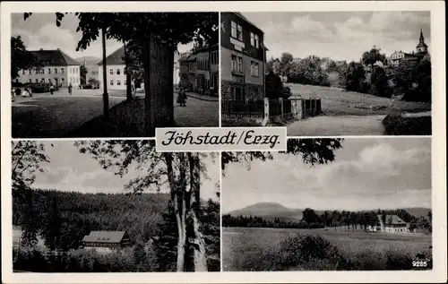 Ak Jöhstadt im Erzgebirge Sachsen, Partien im und um den Ort