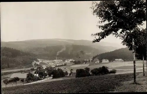 Foto Ak Rechenberg Bienenmühle Erzgebirge, Panorama