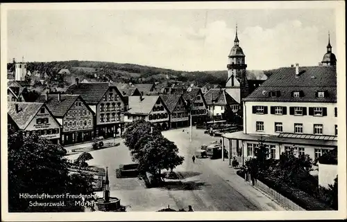 Ak Freudenstadt im Nordschwarzwald, Marktplatz