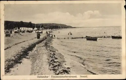 Ak Ostseebad Timmendorfer Strand, Partie am Strand