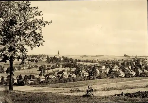 Ak Schleiz im Vogtland Thüringen, Gesamtansicht mit Bergkirche