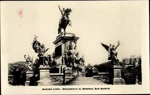 Ak Buenos Aires Argentinien, Monumento al General San Martin