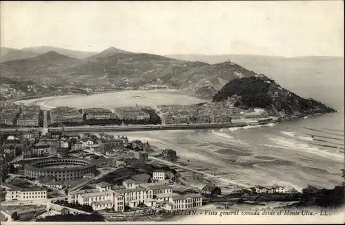 Ak San Sebastian Baskenland, Vista general tomada desde el Monte Ulia