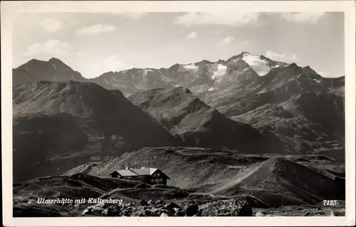 Ak Stuben am Arlberg Vorarlberg, Ulmer Hütte mit Kaltenberg