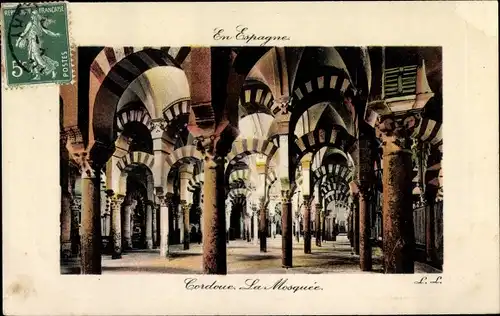 Ak Córdoba Andalusien Spanien, Inners der Moschee