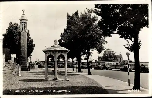 Ak Southampton Hampshire England, Pilgrims Memorial