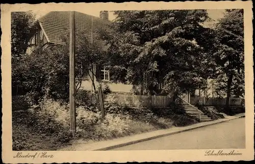 Ak Neudorf Harzgerode am Harz, Schullandheim