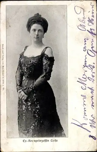 Ak Prinzessin Luise von Österreich Toskana, Portrait