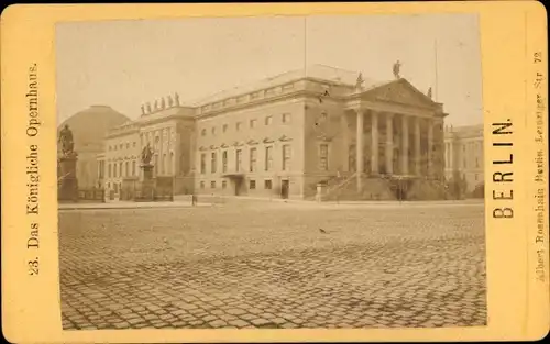 Foto Berlin Mitte, Königliches Opernhaus