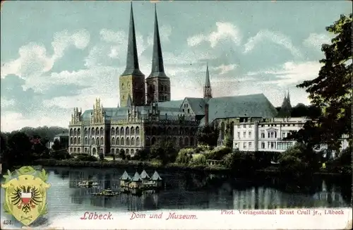 Ak Lübeck in Schleswig Holstein, Dom und Museum, Entenhaus