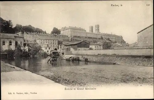 Ak Verdun Meuse, Eveche et Grand Seminaire
