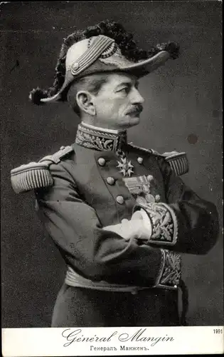 Ak General Mangin, Heerführer, Portrait in Uniform