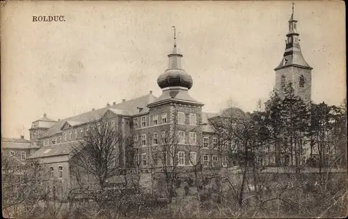 Ak Rolduc Hilversum Nordholland Niederlande, Blick zum Gebäude