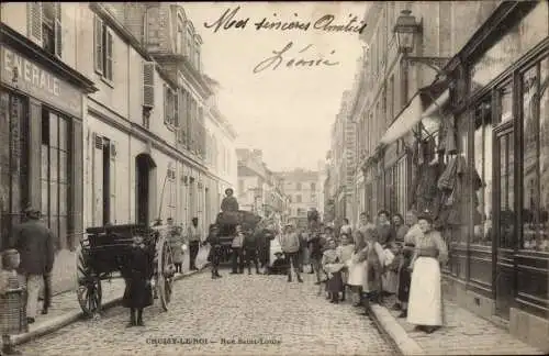 Ak Choisy le Roi Val de Marne, Rue Saint Louis